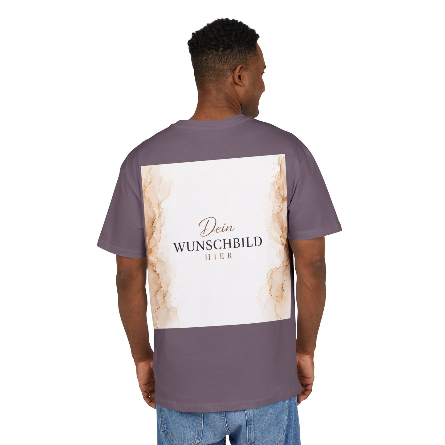 Personalisiertes Oversized T-Shirt mit eigenem Wunschbild