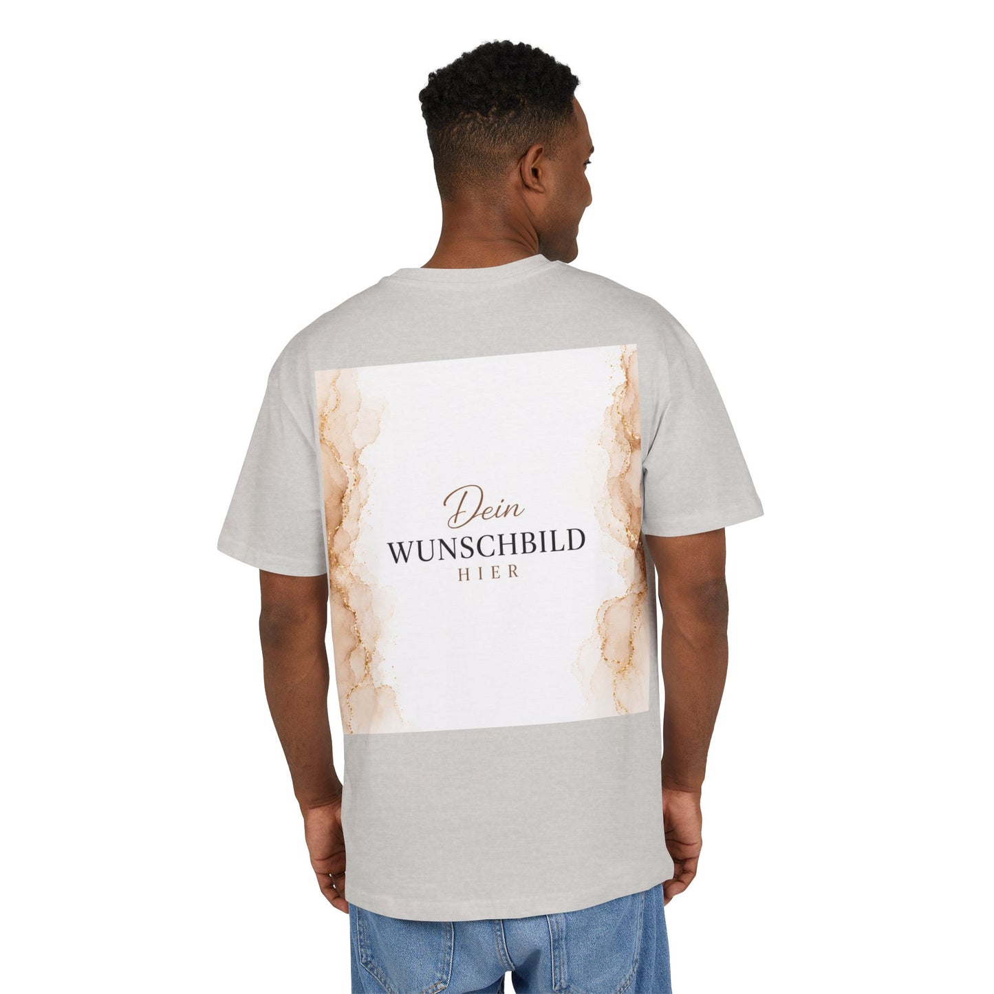 Personalisiertes Oversized T-Shirt mit eigenem Wunschbild