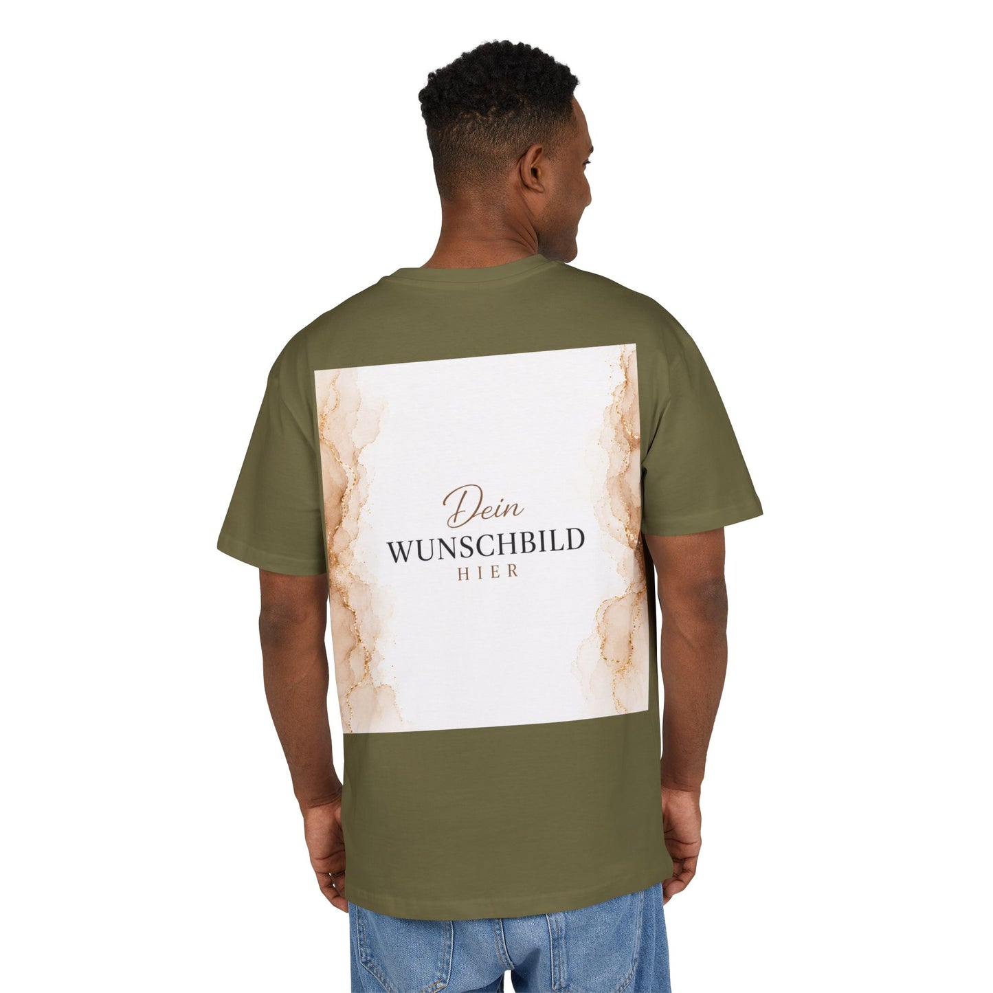 Personalisiertes Oversized T-Shirt mit eigenem Wunschbild
