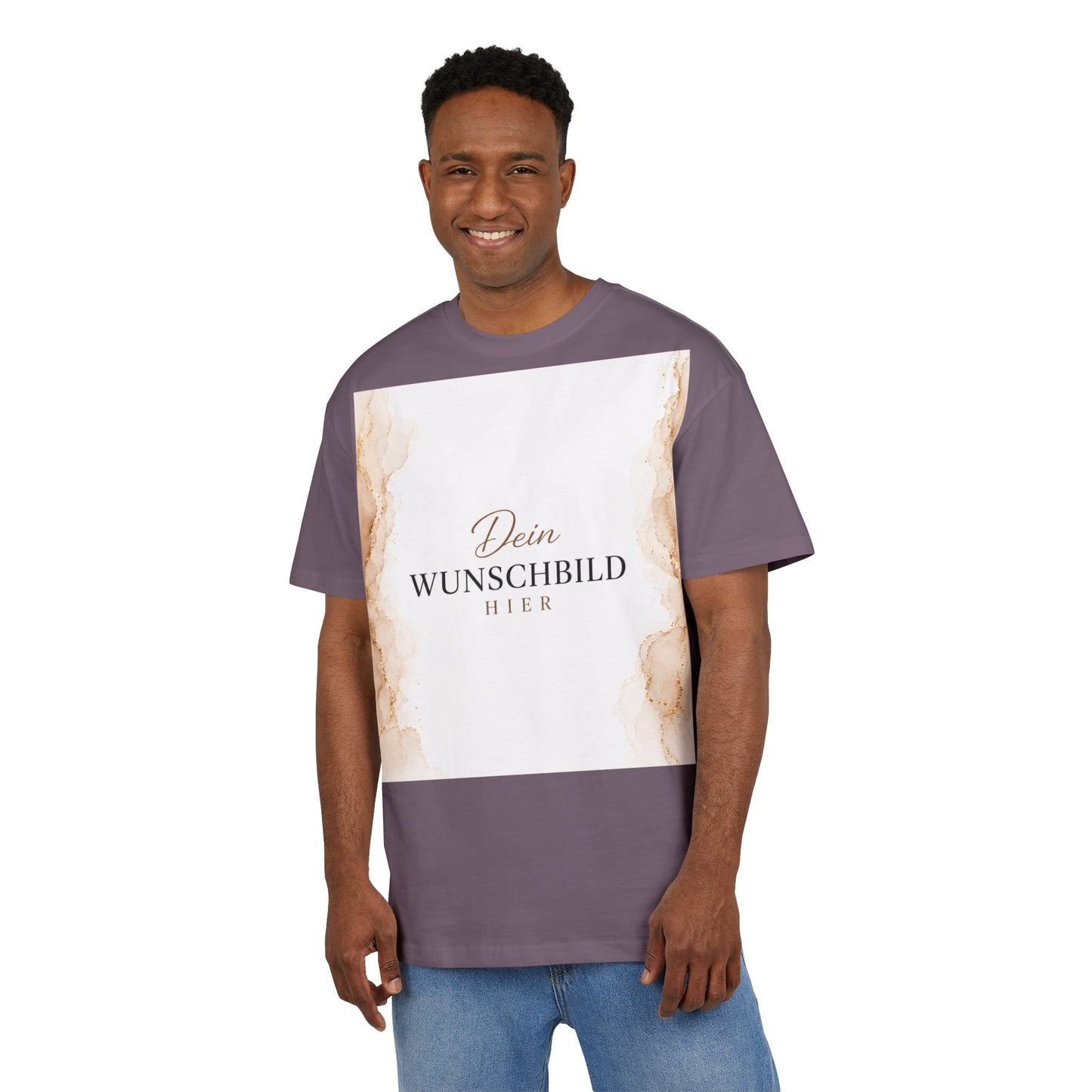 Personalisiertes Oversized T-Shirt mit eigenem Wunschbild