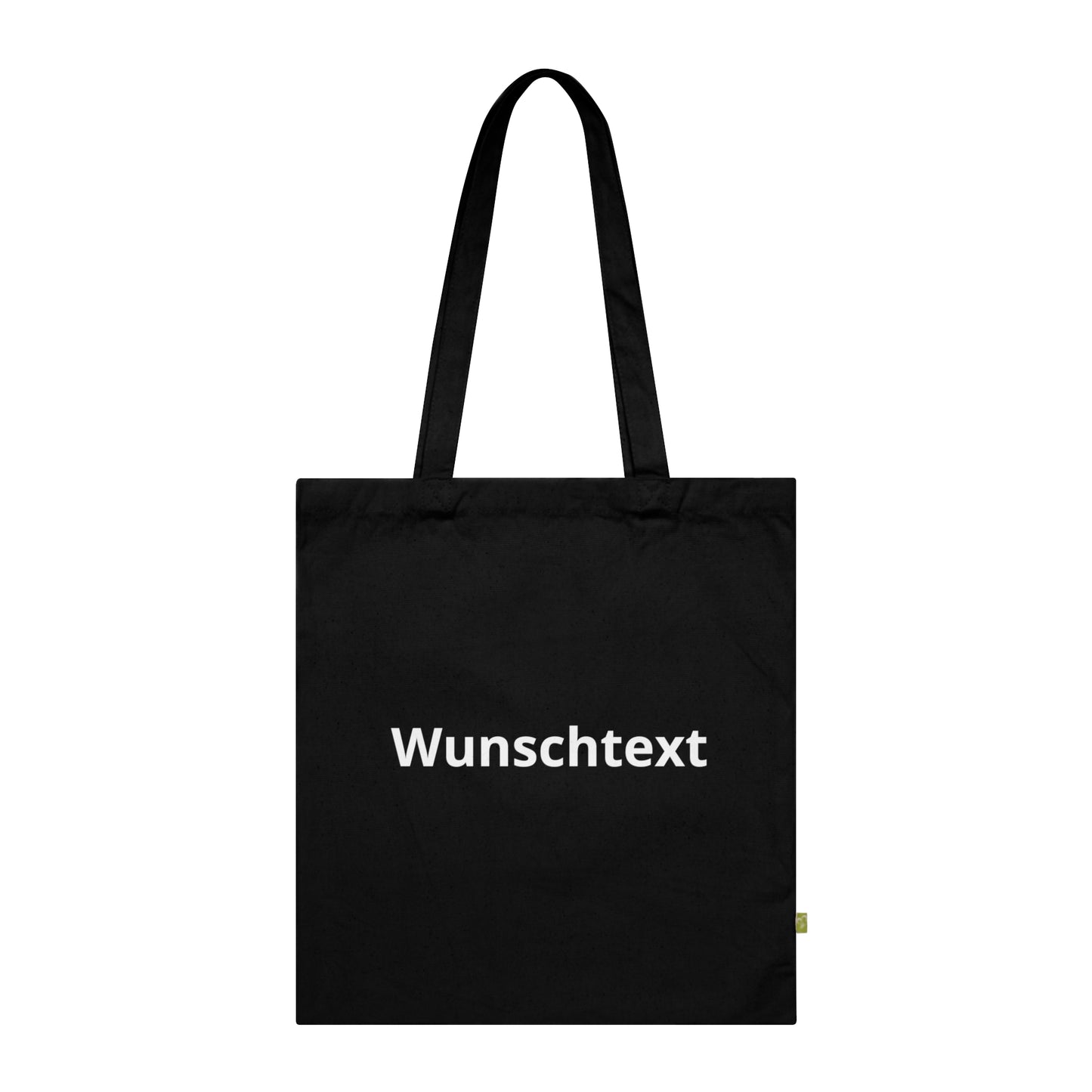 Customizable Organic Cotton Tote Bag – Personalized "Wunschtext" Eco Market Bag
