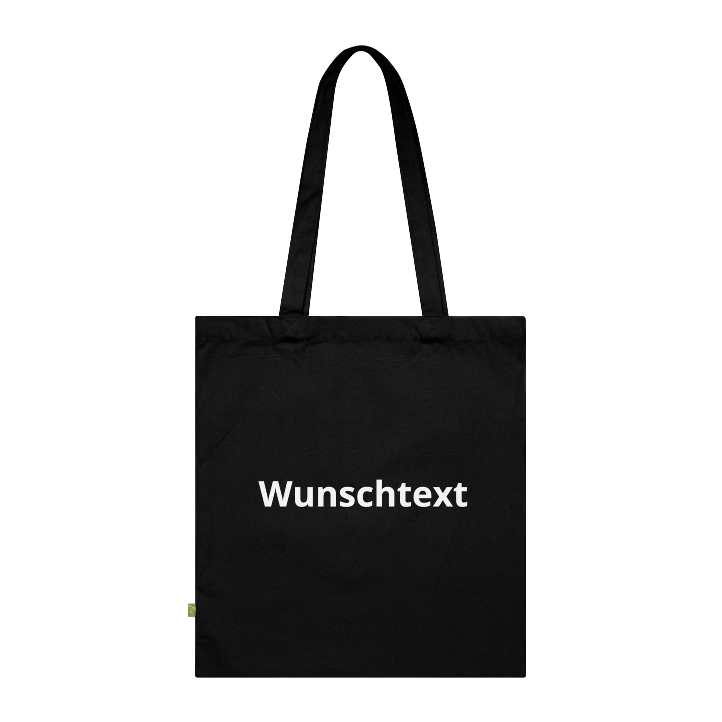 Customizable Organic Cotton Tote Bag – Personalized "Wunschtext" Eco Market Bag