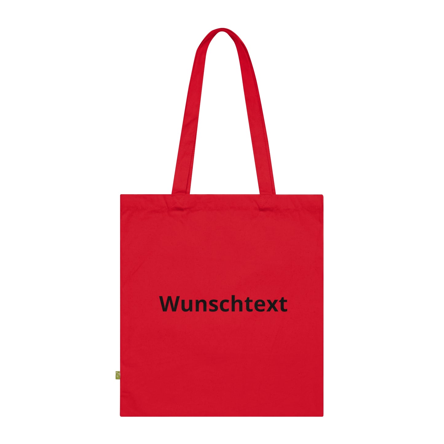 Customizable Organic Cotton Tote Bag – Personalized "Wunschtext" Eco Market Bag