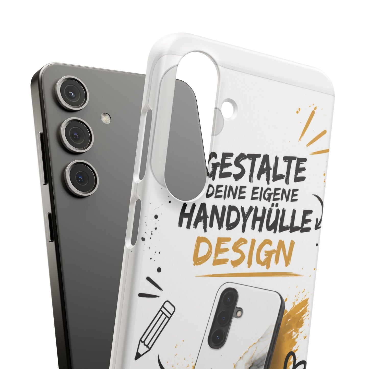 Handyhülle selbst gestalten | Mit Foto, Logo oder Wunschtext