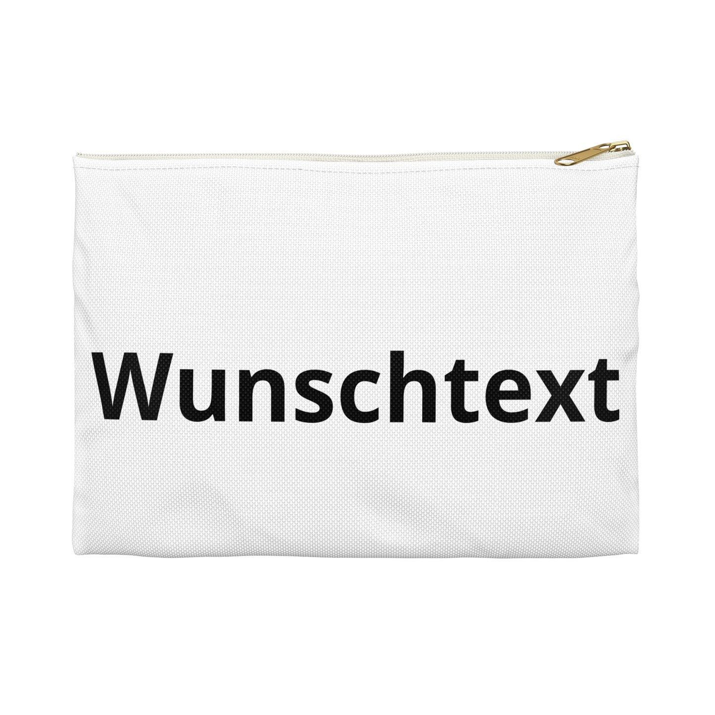 Personalized Accessory Pouch — Custom "Wunschtext" Makeup & Travel Organizer