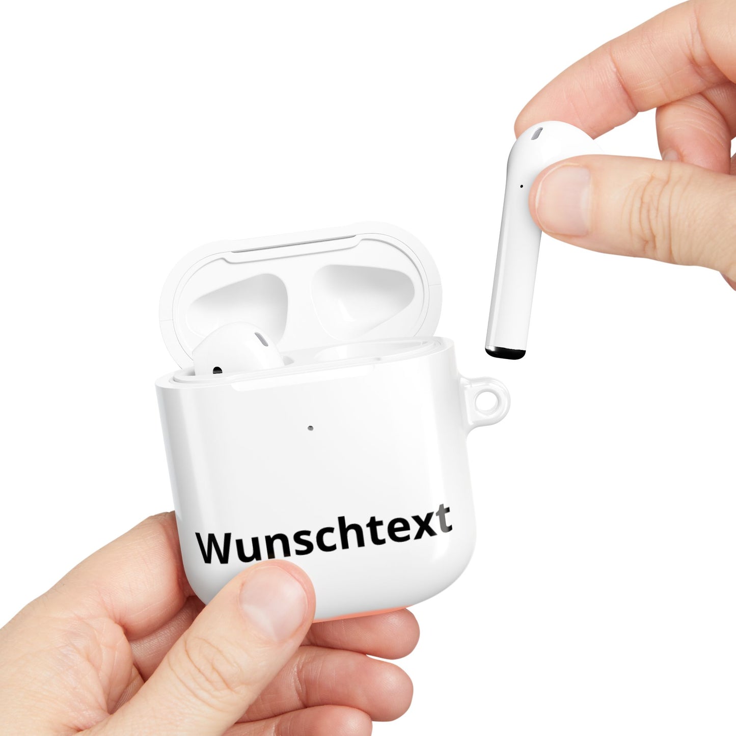 Personalisierte AirPods Hülle mit Wunschtext