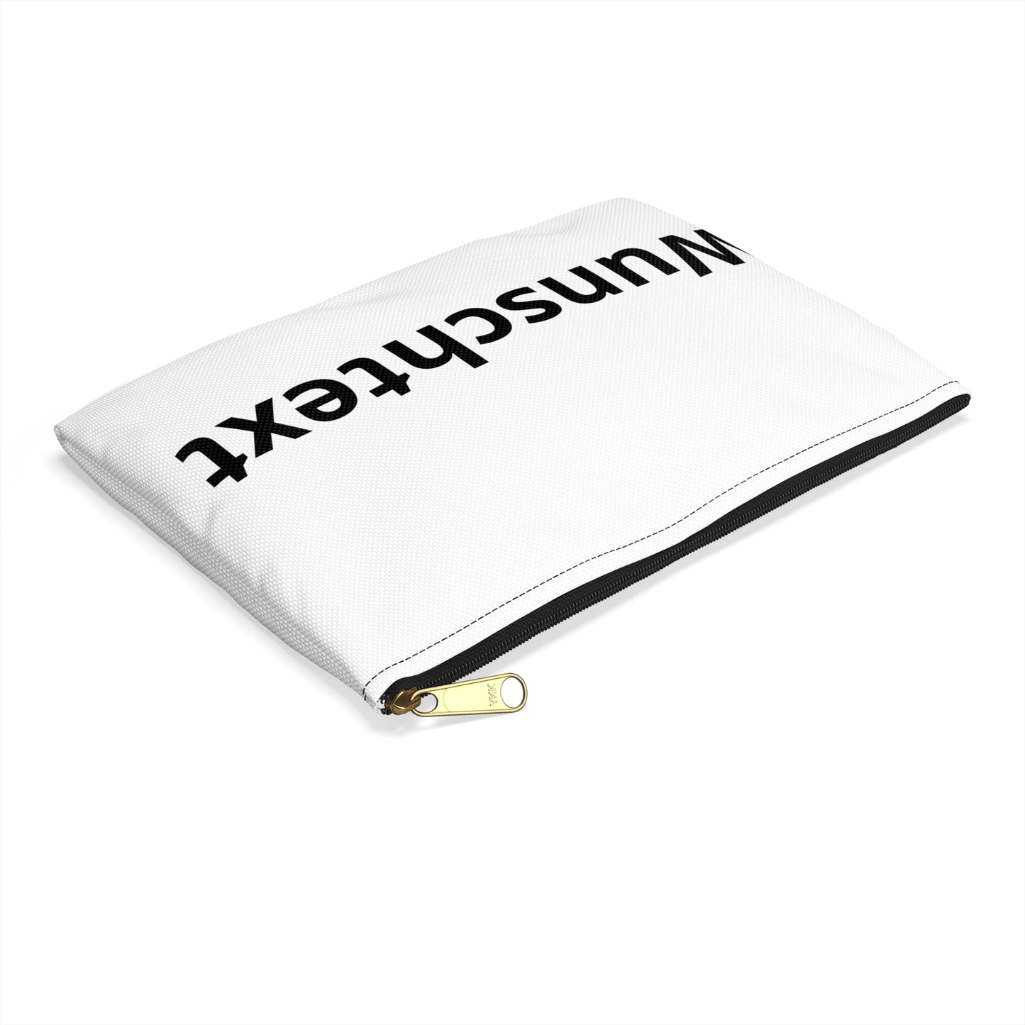 Personalized Accessory Pouch — Custom "Wunschtext" Makeup & Travel Organizer
