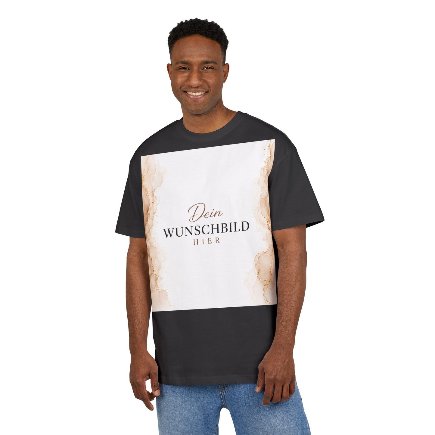 Personalisiertes Oversized T-Shirt mit eigenem Wunschbild