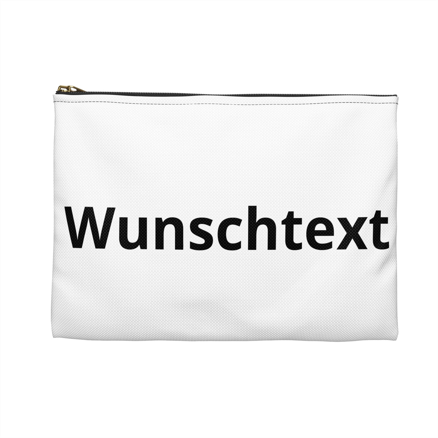 Personalized Accessory Pouch — Custom "Wunschtext" Makeup & Travel Organizer