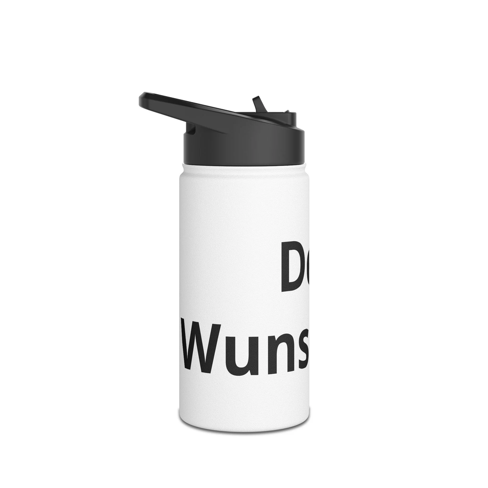 Doppelwandige Edelstahl Thermoflasche mit Wunschtext