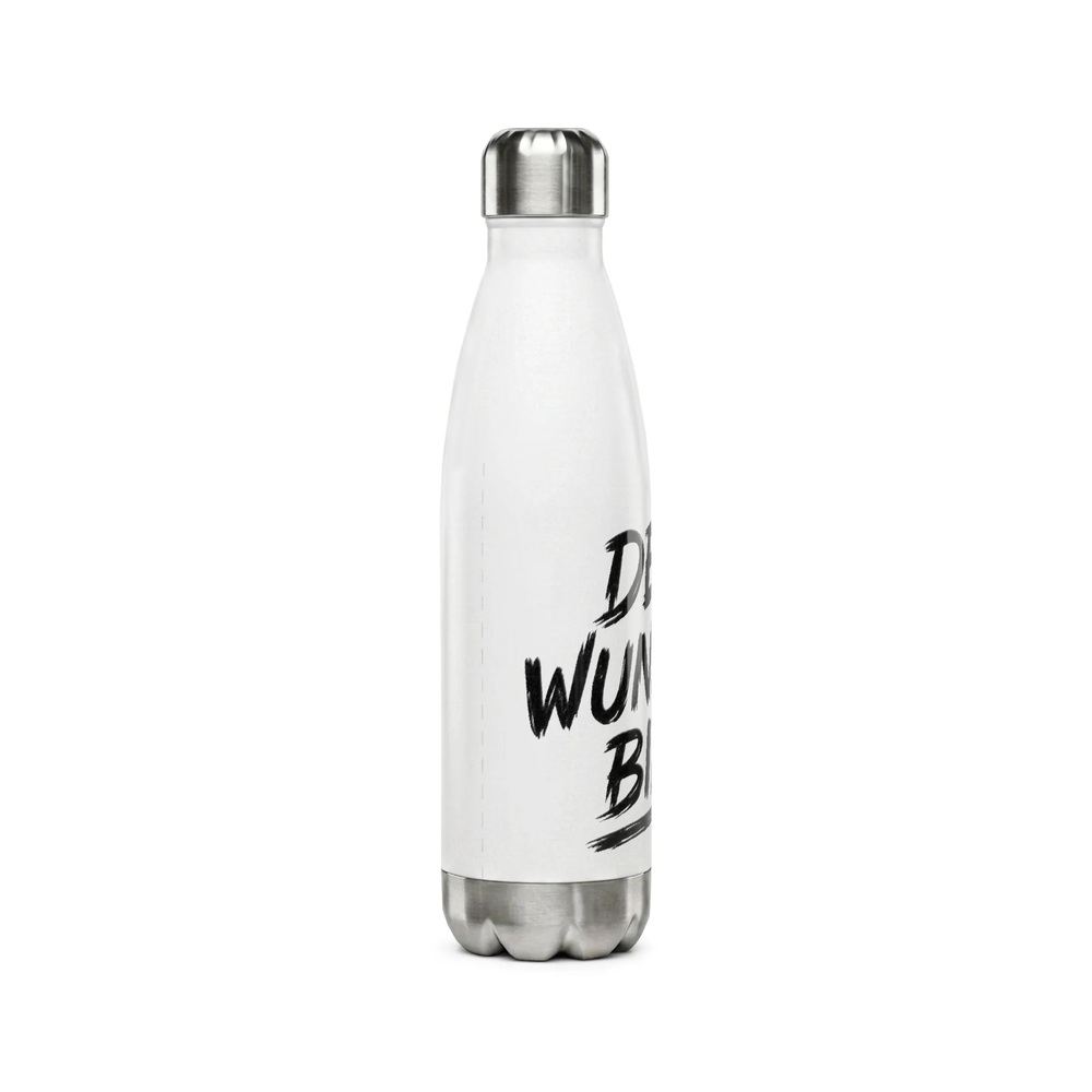 Individuell bedruckte Wasserflasche aus Edelstahl mit persönlichem Wunschbild